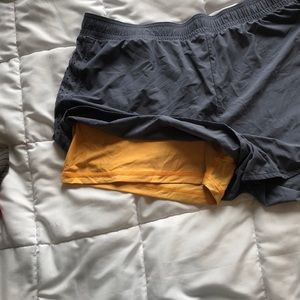 Gray Workout Shorts